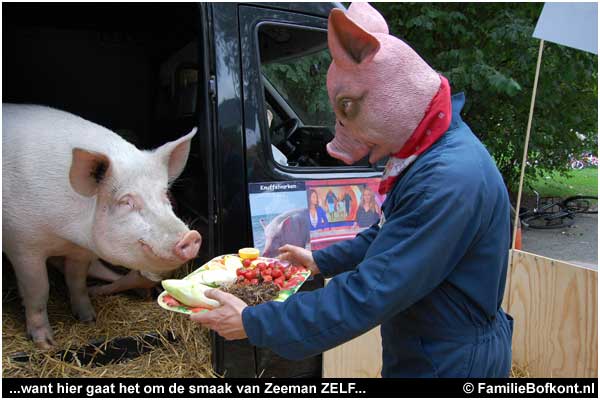 varken ZEEMAN op de Pure Markt Amsterdam - Week van de Smaak 2009