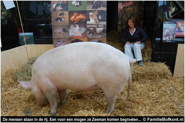 varken ZEEMAN op de Pure Markt Amsterdam - Week van de Smaak 2009