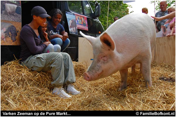 varken ZEEMAN op de Pure Markt Amsterdam - Week van de Smaak 2009