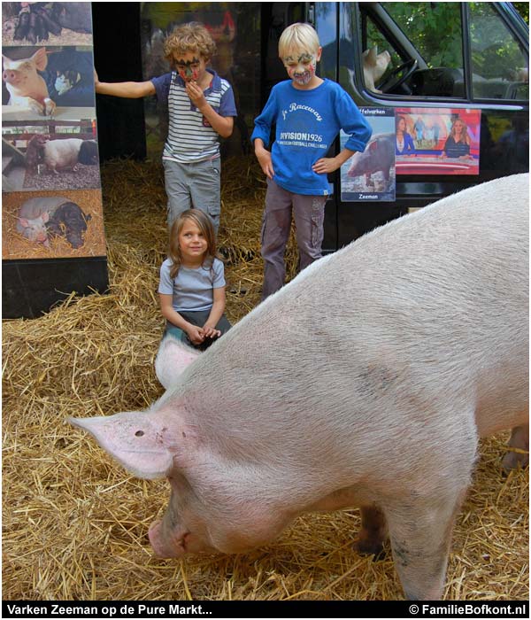 varken ZEEMAN op de Pure Markt Amsterdam - Week van de Smaak 2009
