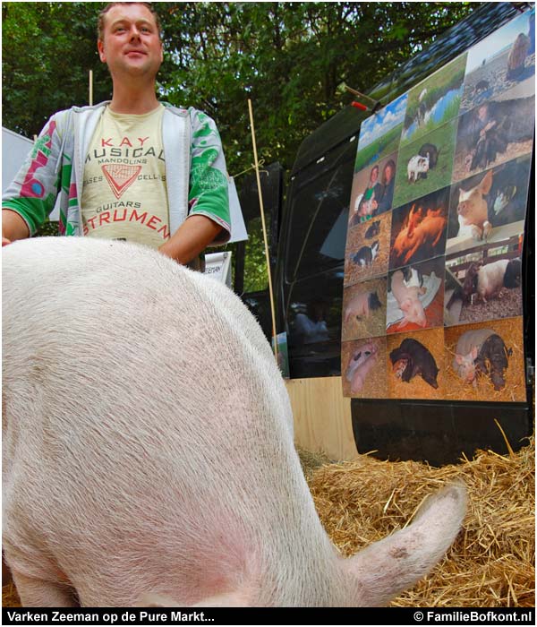 varken ZEEMAN op de Pure Markt Amsterdam - Week van de Smaak 2009